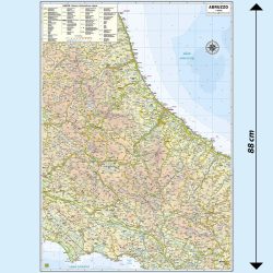 Abruzzo carta murale RG17P Belletti