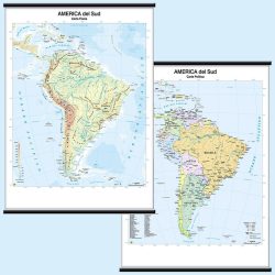 America Sud carta murale scolastica MS06PL Belletti