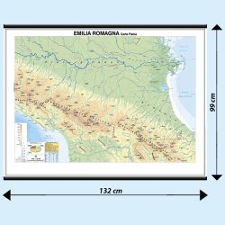 Emilia Romagna carta murale scolastica MS17PL Belletti