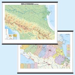 Emilia Romagna carta murale scolastica MS17PL Belletti