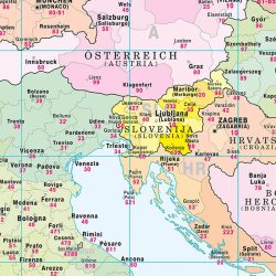 Europa postale carta murale Belletti M05PL