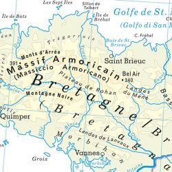 Francia carta murale scolastica MS09PL Belletti