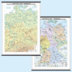 Germania carta murale scolastica MS10PL Belletti