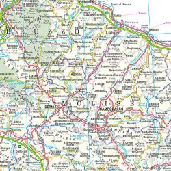 Italia centro-sud stradale carta murale M11P Belletti