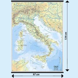 Italia carta murale scolastica MS01PL Belletti