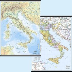 Italia carta murale scolastica MS01PL Belletti