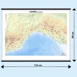 Liguria carta murale scolastica MS20PL Belletti