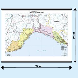 Liguria carta murale scolastica MS20PL Belletti