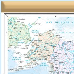 Mondo politica con bandiere carta murale Belletti M15PP