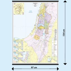Palestina carta murale storica MS40PL Belletti