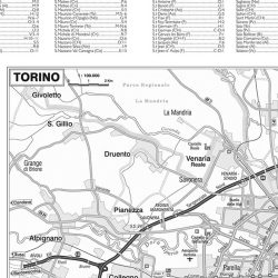 Piemonte Valle Aosta carta murale RG14P Belletti