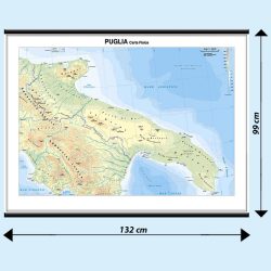 Puglia carta murale scolastica MS25PL Belletti