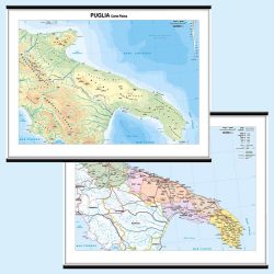 Puglia carta murale scolastica MS25PL Belletti