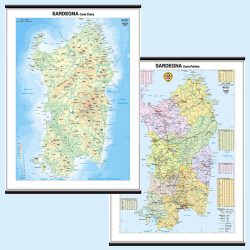 Sardegna carta murale scolastica MS26PL Belletti