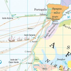 Scoperte geografiche carta murale MS33PL