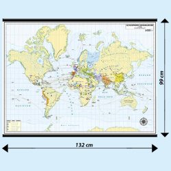 Scoperte geografiche carta murale MS33PL