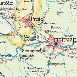 Toscana carta murale scolastica MS28PL Belletti