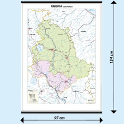 Umbria carta murale scolastica MS30PL Belletti